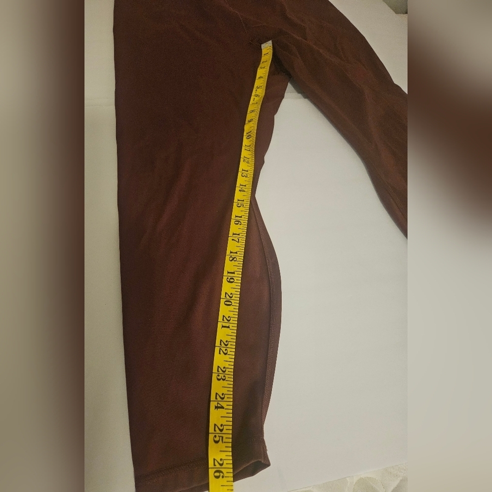 Savage X Fenty-Women's 3X Maroon Leggings Plus Size - Picture 6 of 9